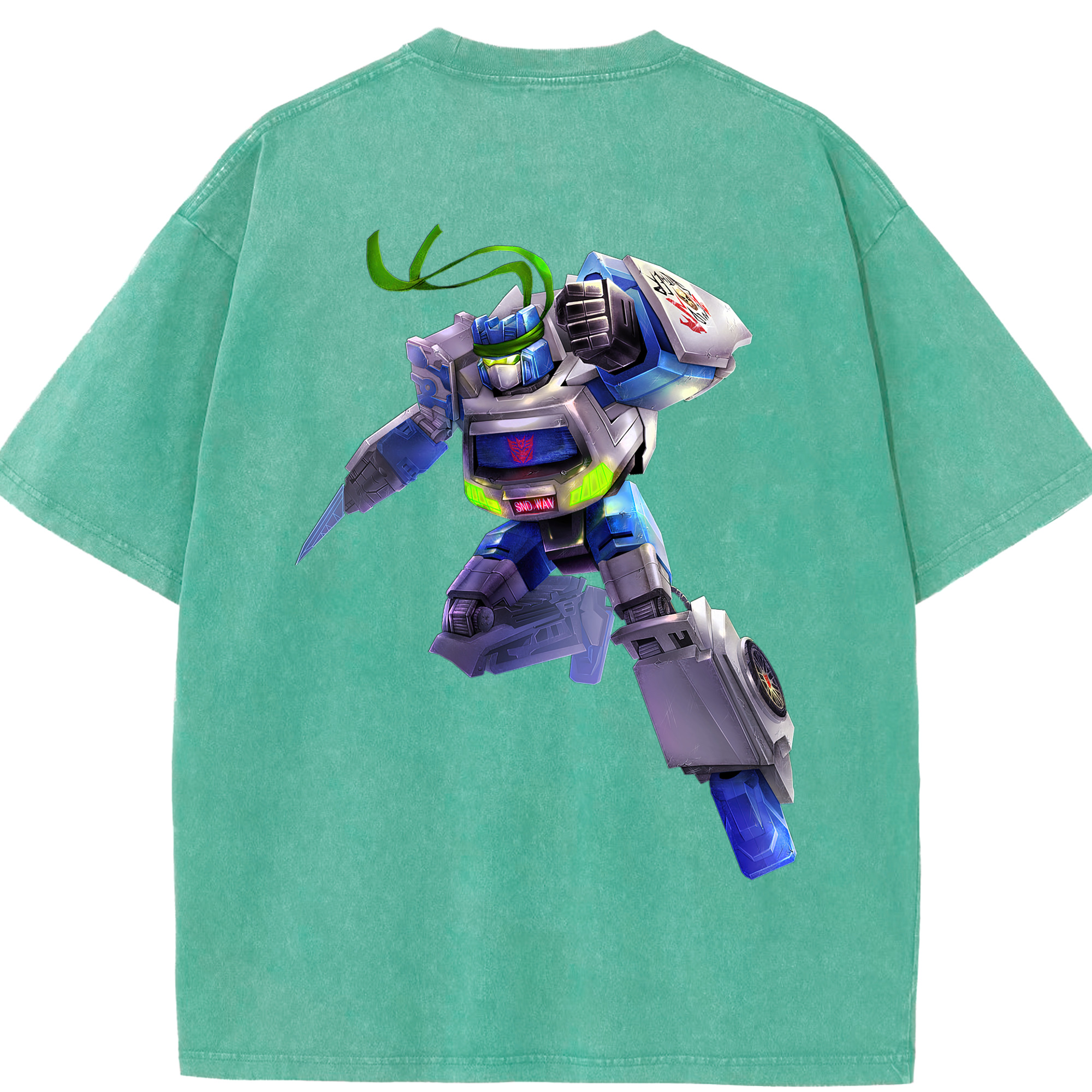 （画像用）  綿100% ヴィンテージ風 半袖Tシャツ（背面プリント）